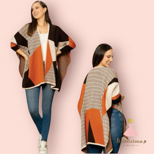 Autumn- Colombian inspired fashion poncho